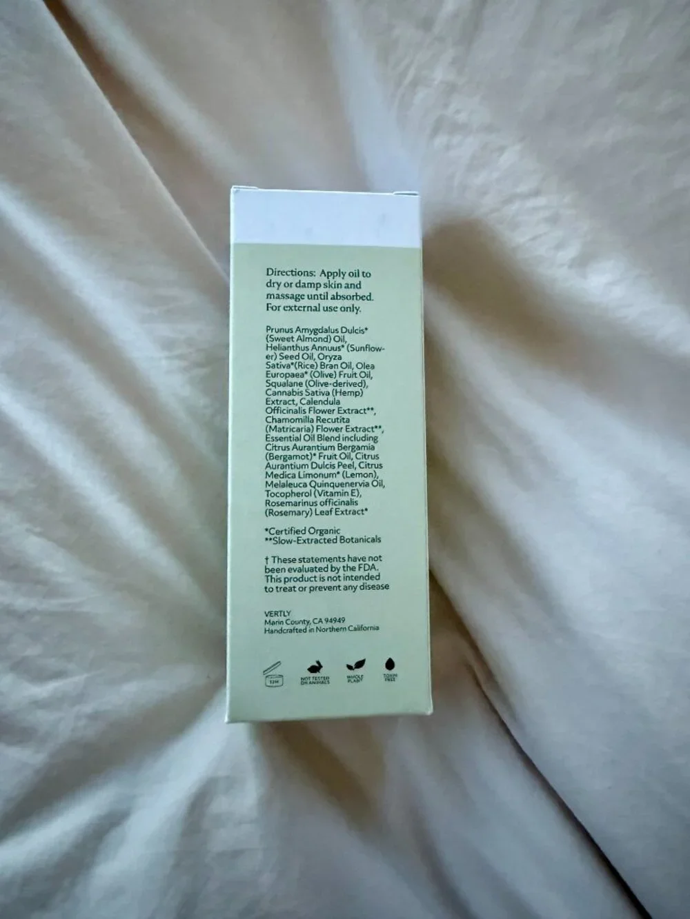 VERTLY California Bloom Body Oil NWT